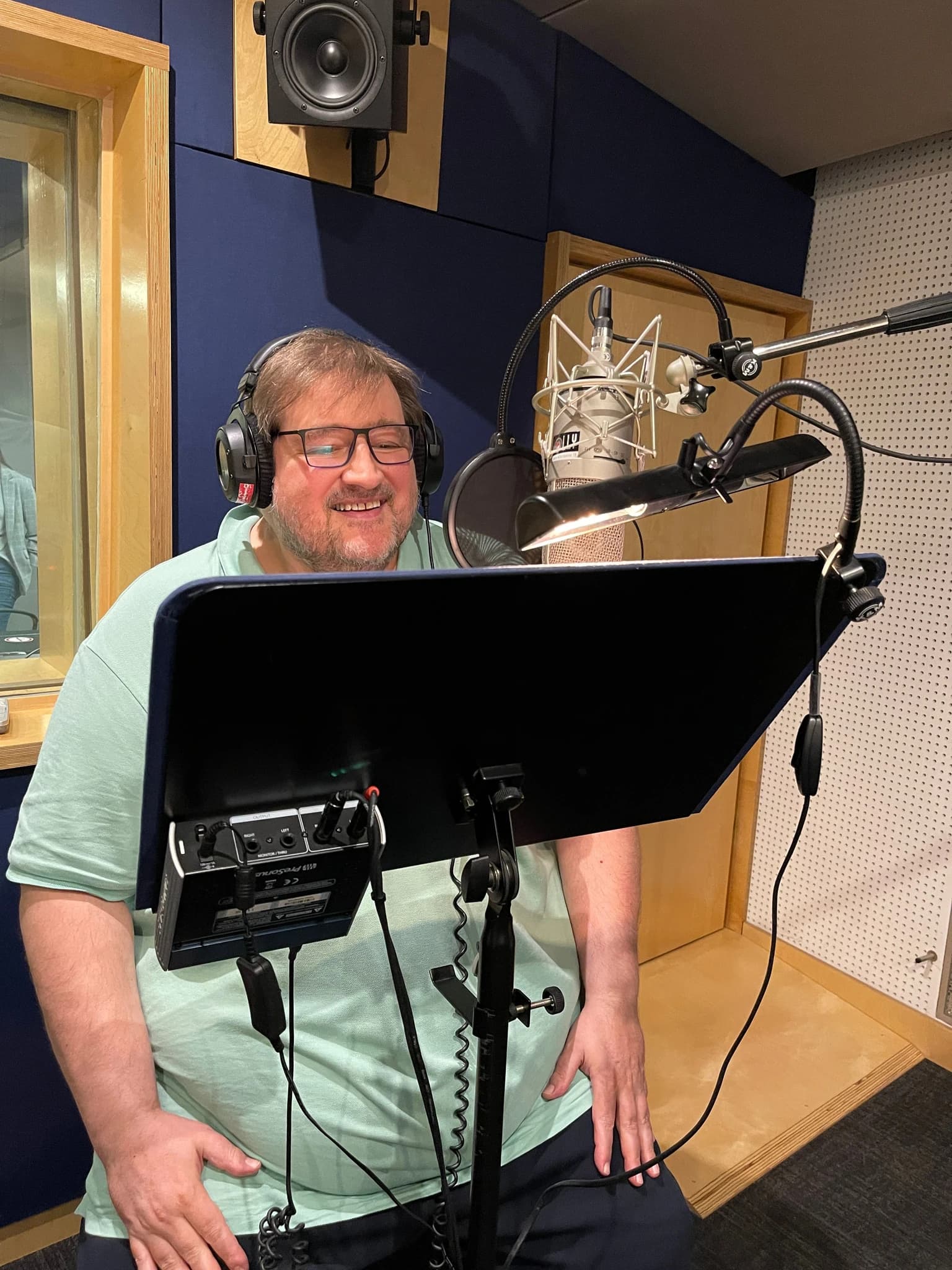 Thomas Weinek im Aufnahmestudio